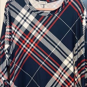 Nuggles red white and blue dress